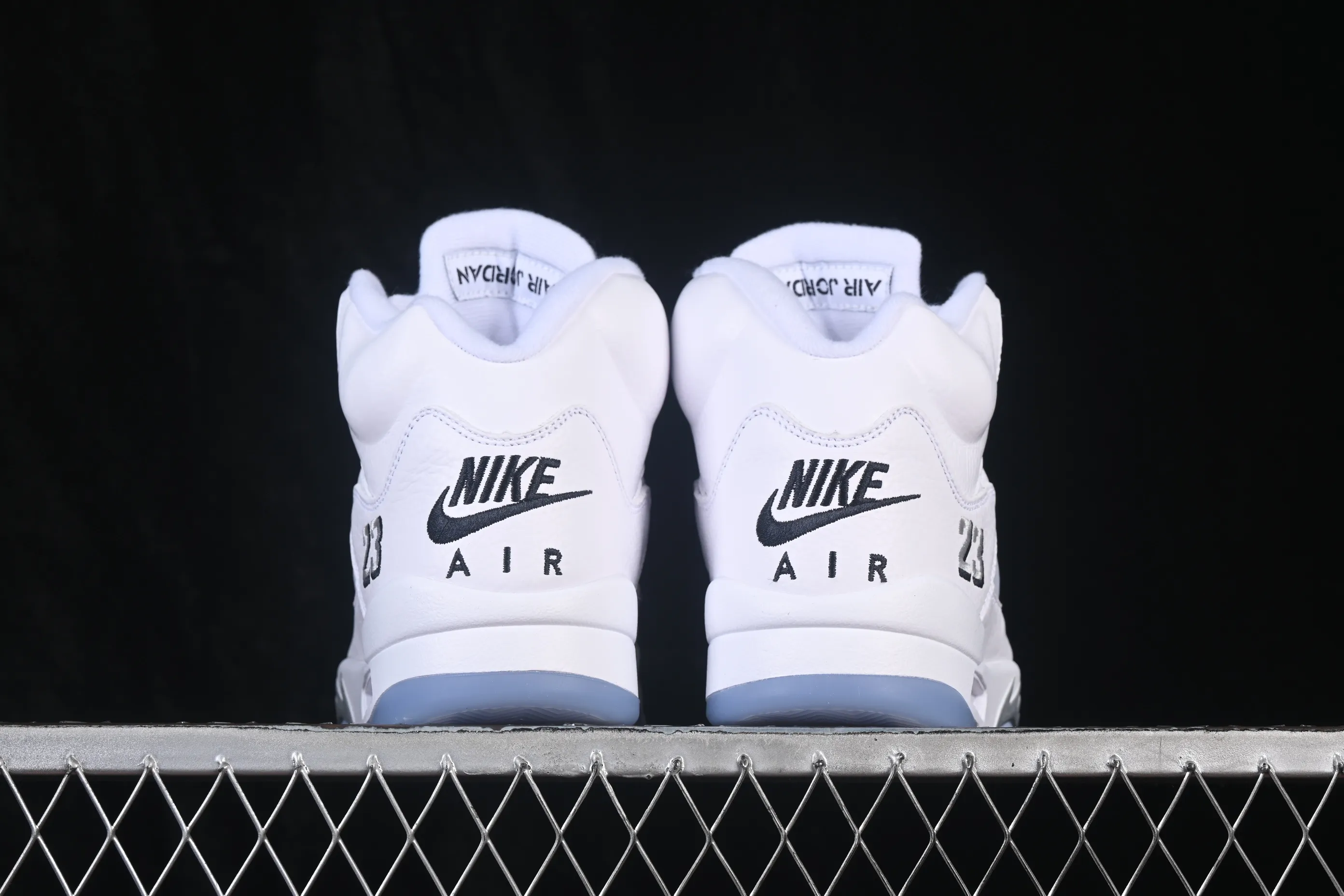 All categories Air Jordan Jordan series basketball shoes Air Jordan 5 TG version Air Jordan 5 Retro "White Metallic" AJ5 Joe 5 Silver HQ7978-103